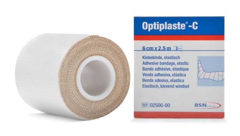 Optiplaste C 6 cm x 4,5 mtr per stuk verpakt