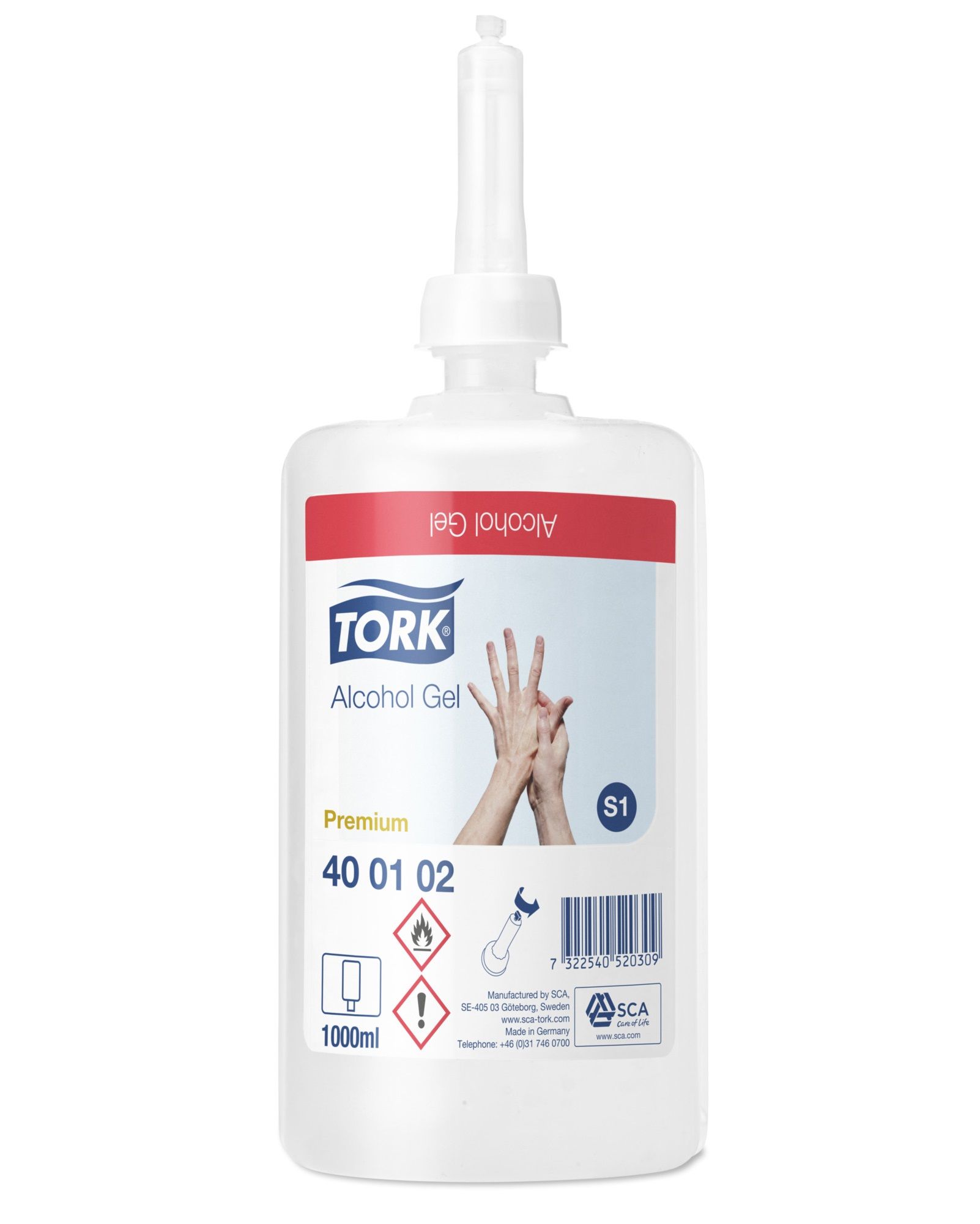Tork handalcohol gel 1000 ml - 1 liter