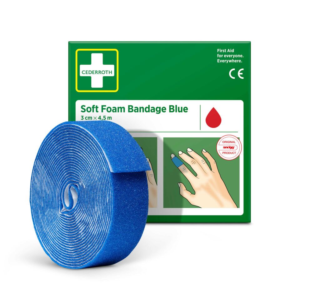 Snogg Soft 1 HACCP 3 cm x 5 meter blauw