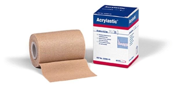 Acrylastic 8 cm x 4,5 meter per stuk verpakt