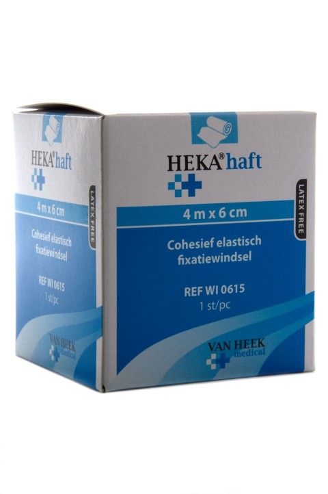 Hekahaft fixatiewindsel 6 cm x 4 meter