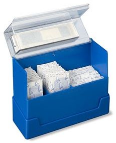 Pleisterdispenser HACCP assorti gevuld à 90 stuks open